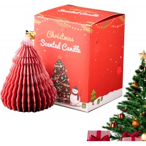 4" Warmth of Winter : Christmas Tree Aroma Candle - [WSG042]